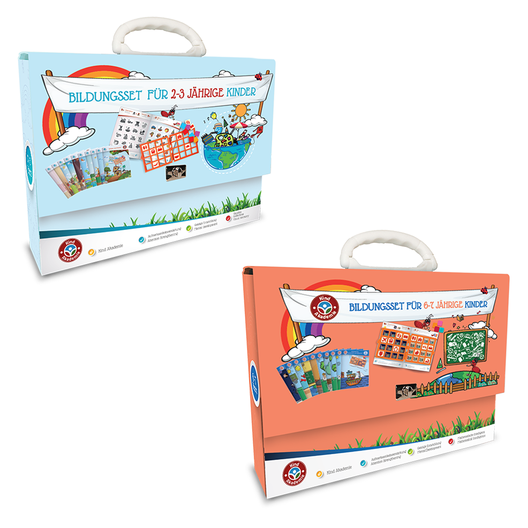 Kampagnenpaket der Kind Akademie für 2-3 und 6-7 Jährige