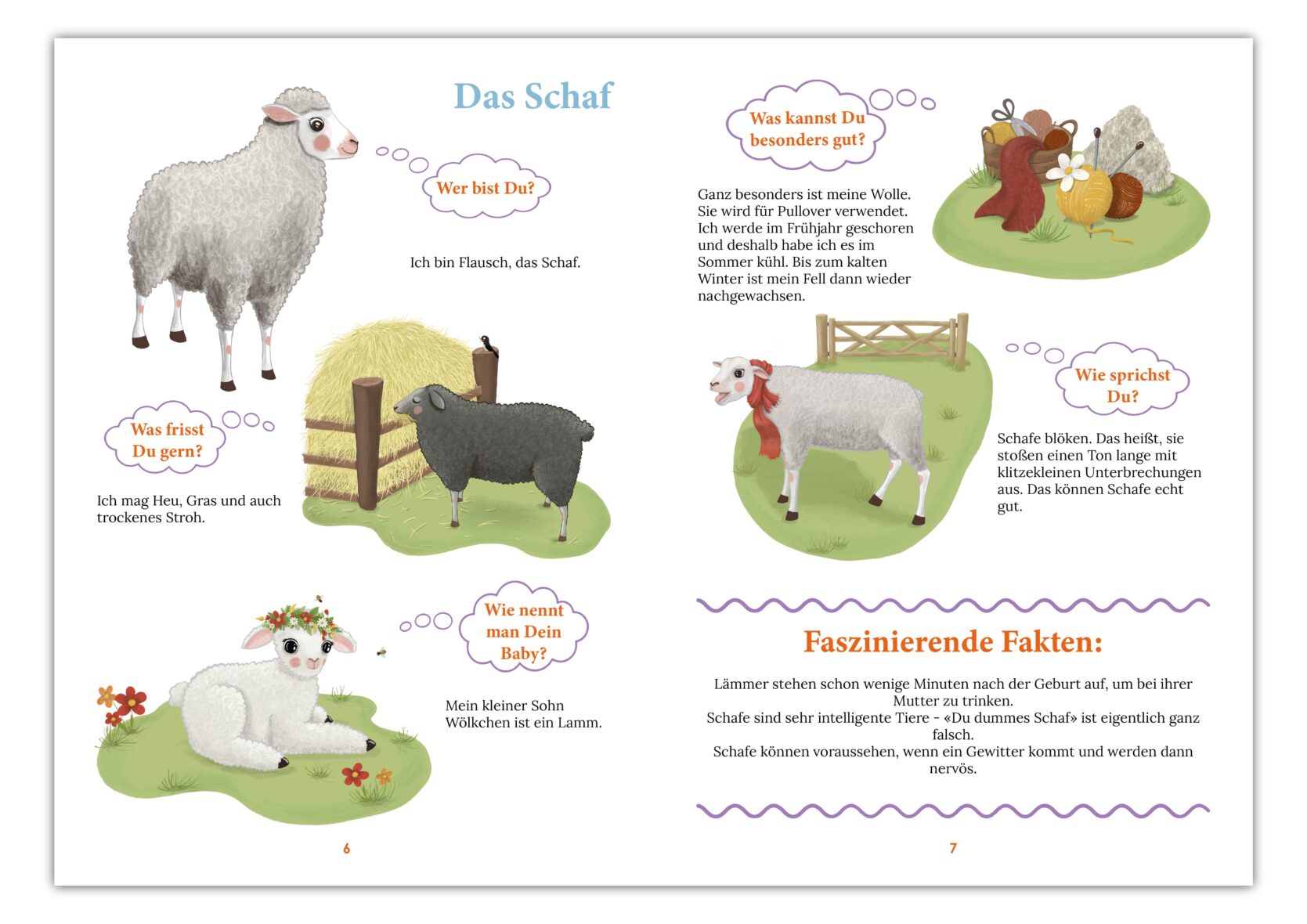 WiBuKi Wissensbuch für Kinder – Die Bauernhoftiere_Lesetest 2