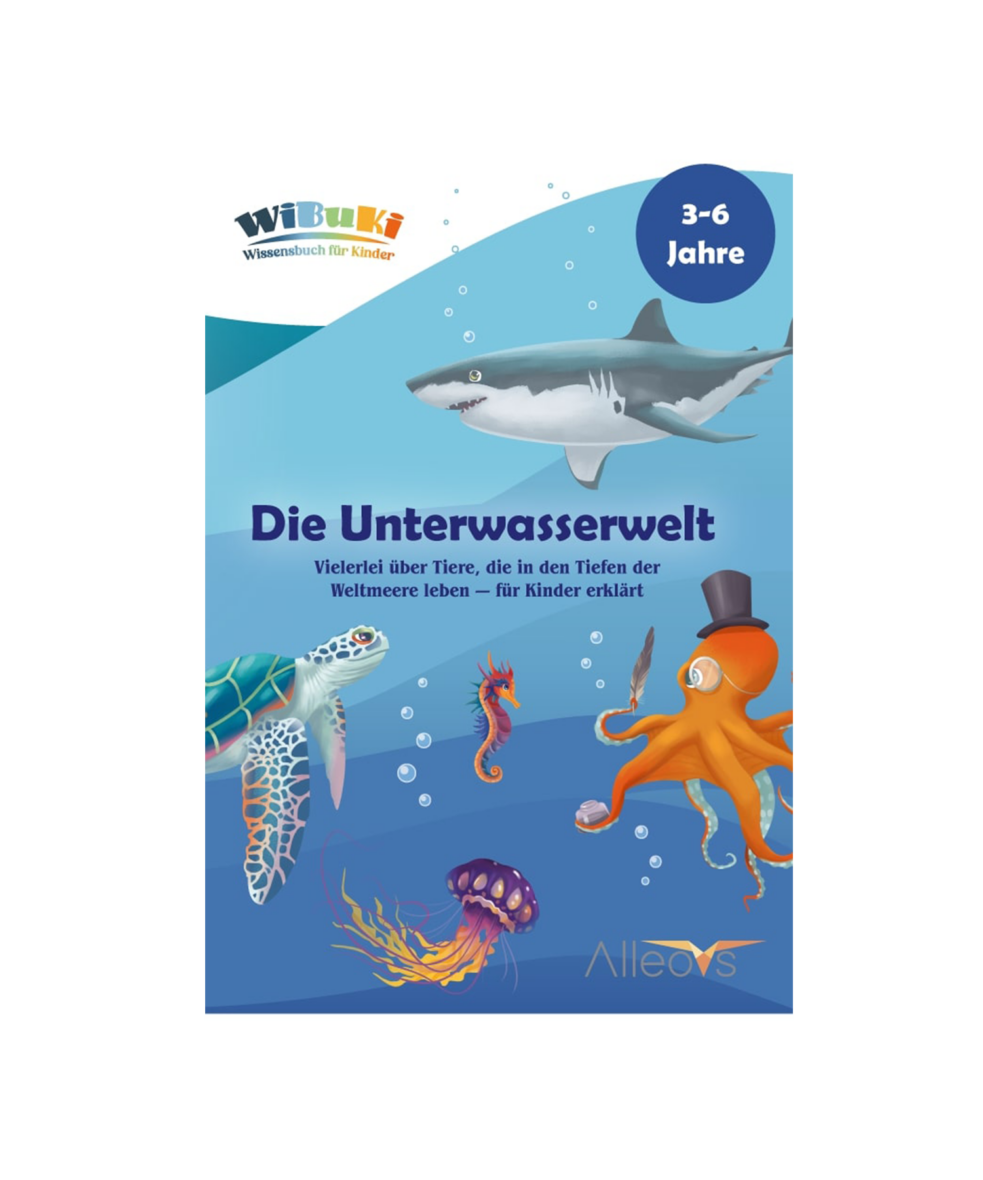 ALLEOVS® WiBuKi – Wissensbuch für Kinder – Die Unterwasserwelt